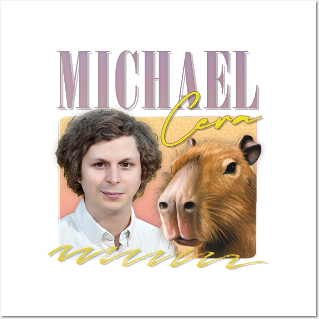 Michael Cera - - Aesthetic Meme Fan Design Wall Art by DankFutura